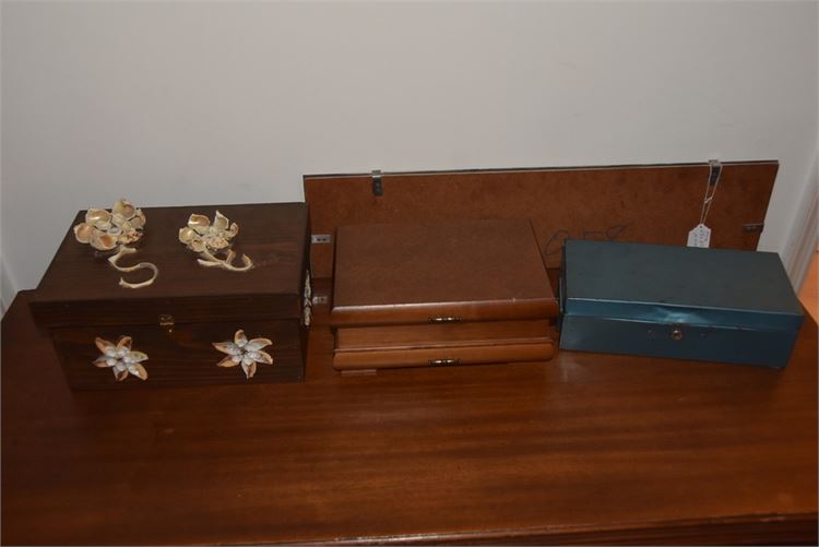 Three (3) Jewelry Boxes