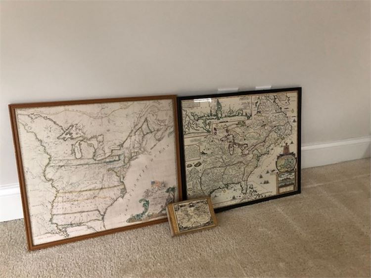 Map Prints and Box