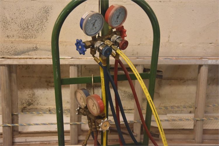 Welders Dolley With Hoses and Gauges