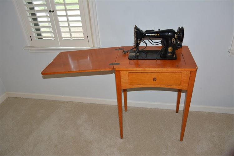 Vintage Singer Sewing Table