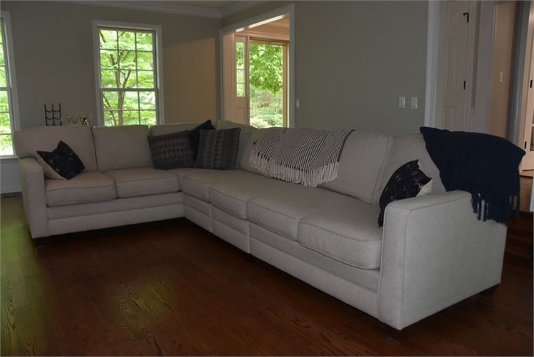 BASSETT L Shaped Sectional Sofa very Clean