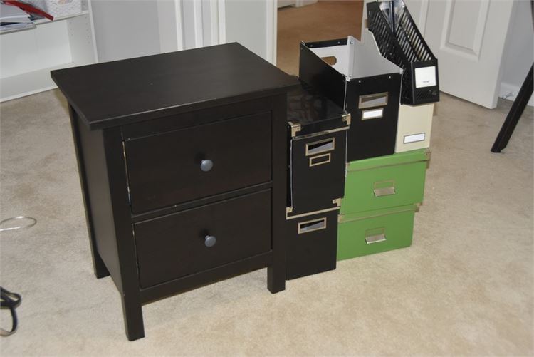 Two Drawer Chest and Office Organizer