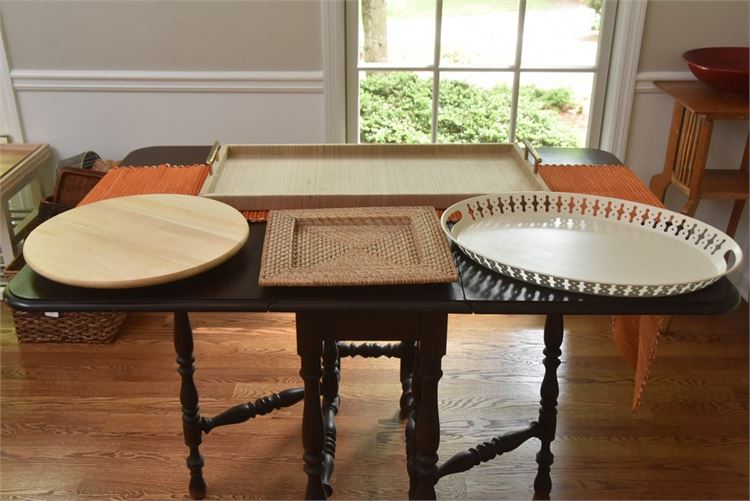 Lazy Susan and Serving Trays