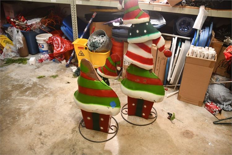 Pair Standing Christmas Decorations