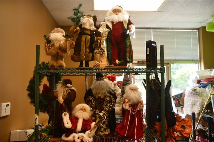 Group Santa Claus Figures retailing up to $700 each