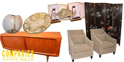 Contents Of A Luxury Atlanta Condo: Midcentury Modern Furniture Décor Art & More