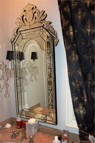 Pair Venetian Wall Mirrors