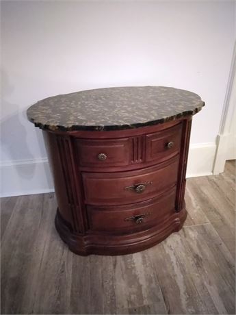 Oval Chest of Drawers
