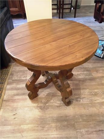 Wooden Circular Table