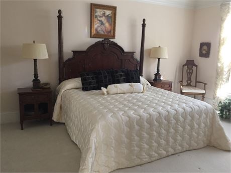 Gorgeous King Size bed and headboard