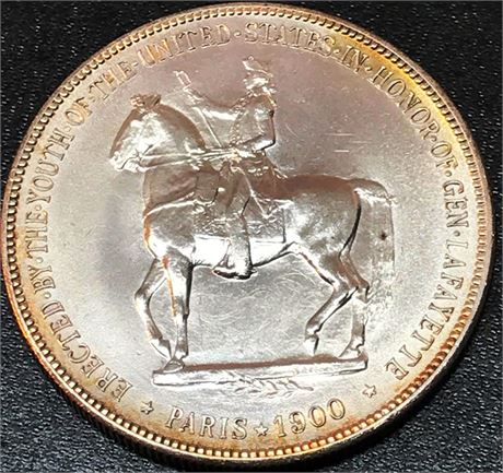 1900 Lafayette Silver Dollar Coin