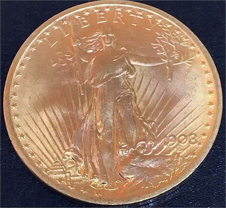 1903 Standing Liberty 20 Dollar Gold Coin