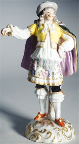 Lot 55. Meissen Porcelain Figure of a Cavalier