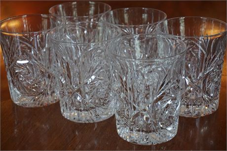 Lot 306. Six Cut Crystal Glasses
