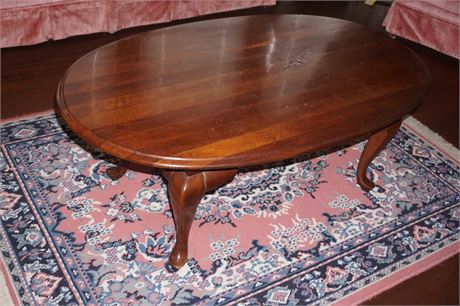 Lot 243. Queen Anne Style Coffee Table