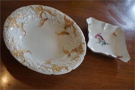 Lot 316. Two Pieces of Meissen Porcelain