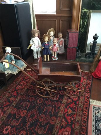 Lot 249. Antique Child's Doll Buggy