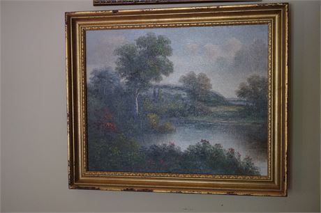 Lot 143. Oil on Canvas Signed Humphrey