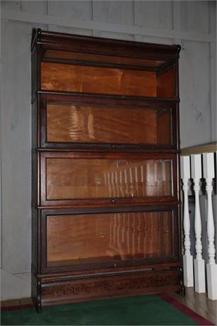 Lot 216. Glass Front Bookcase