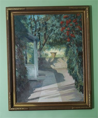Lot 448. Eiler Sorenson Oil on Canvas