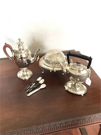 Lot 81. Grouping of Silver Dining Items