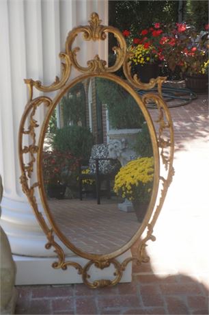 George III Style Gilt Wood Mirror