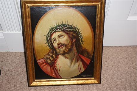 European School, Christ with Crown of Thorns