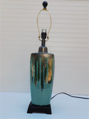Flambe Glaze Ceramic Lamp
