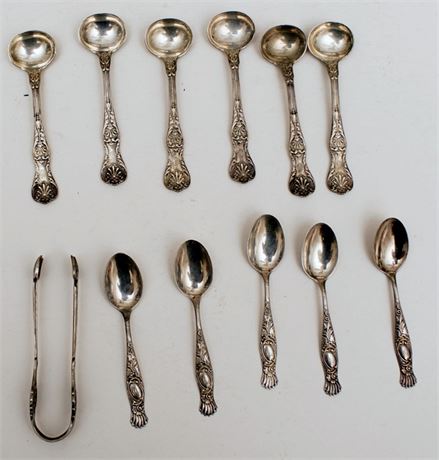 Miscellaneous Lot of Sterling Spoons, including English King