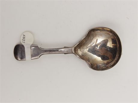 English Sterling Tea Caddy Spoon