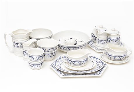 Partial Set "The Potting Shed" Dinnerware