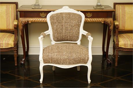 Painted Louis XV Style Fauteuil