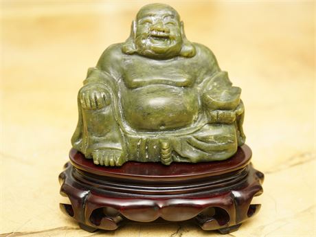 Hand Carved Jade Buddha