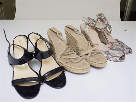 Lot of Three Pairs of Ladies Shoes