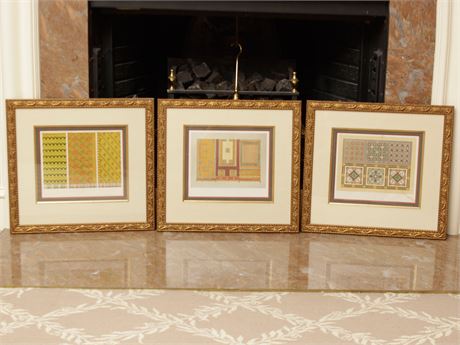 Set of Three Decorative Prints