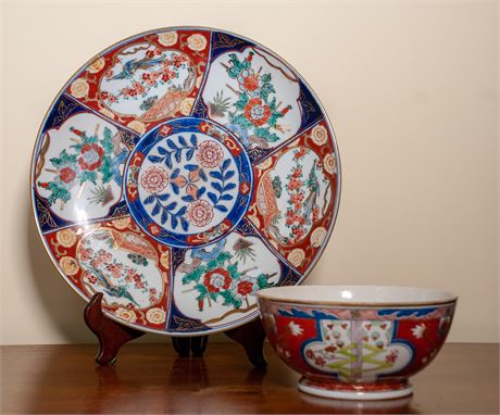 Two Pieces of Imari Ware