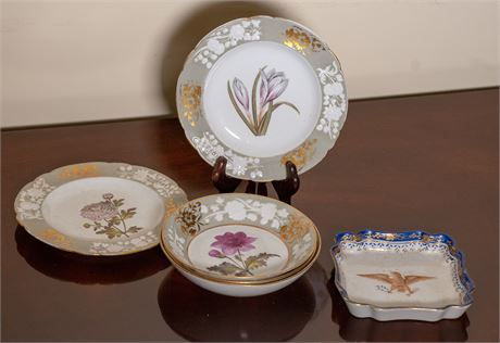 Lot of 5 SPODE Dishes