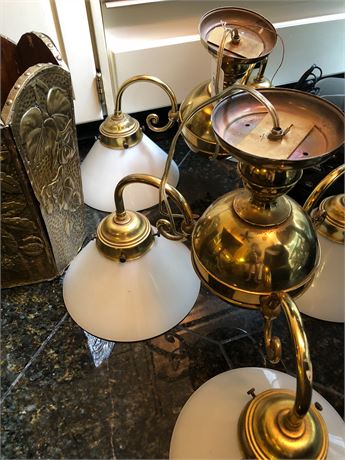 Miscellaneous Lot Victorian Style Light Fixtures