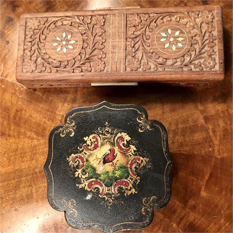 Lot of 2 Decorative Boxes