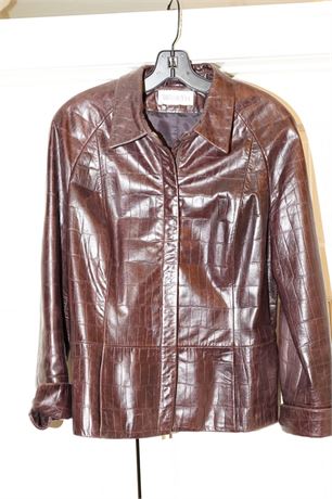 W. Worth Patented Leather Jacket