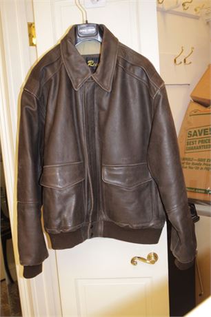 Reed Men's Leather Bomber Jacket