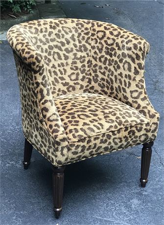 Sherril - Leopard Print Upholstered Armchair