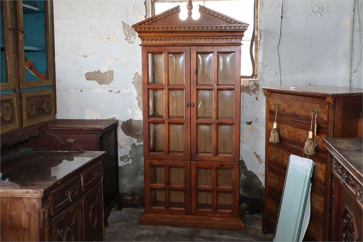 Colonial Style China Cabinet