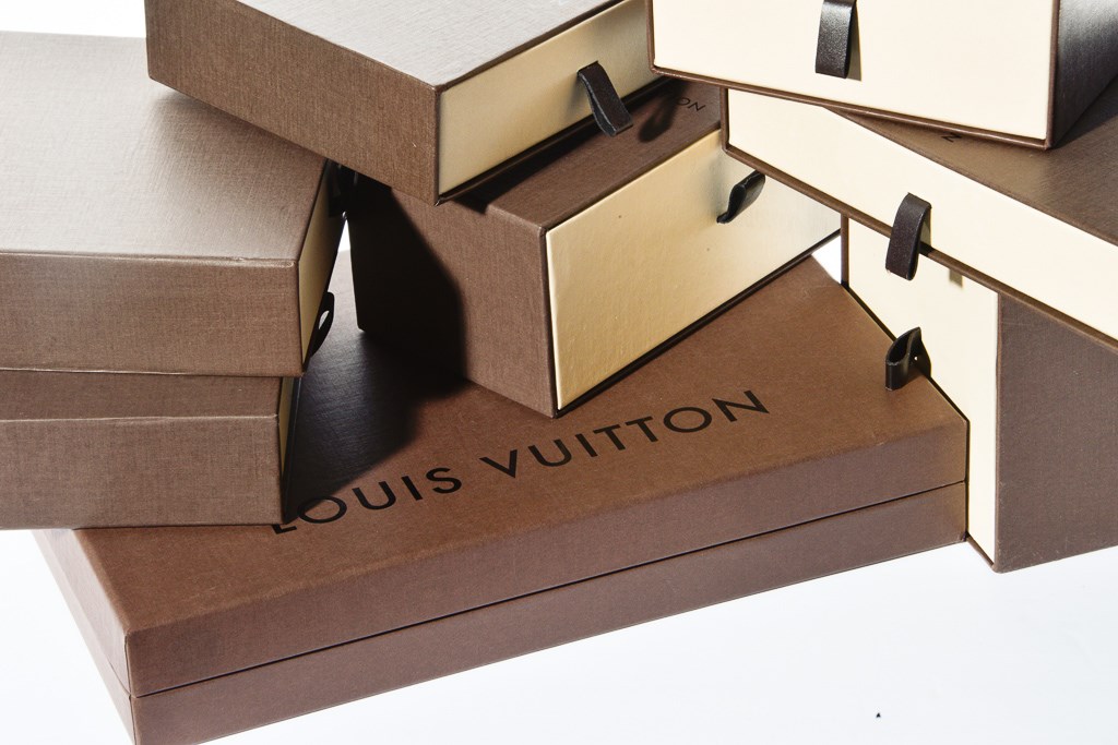 Companies Estate Sales - Nine (9) Louis Vuitton Boxes