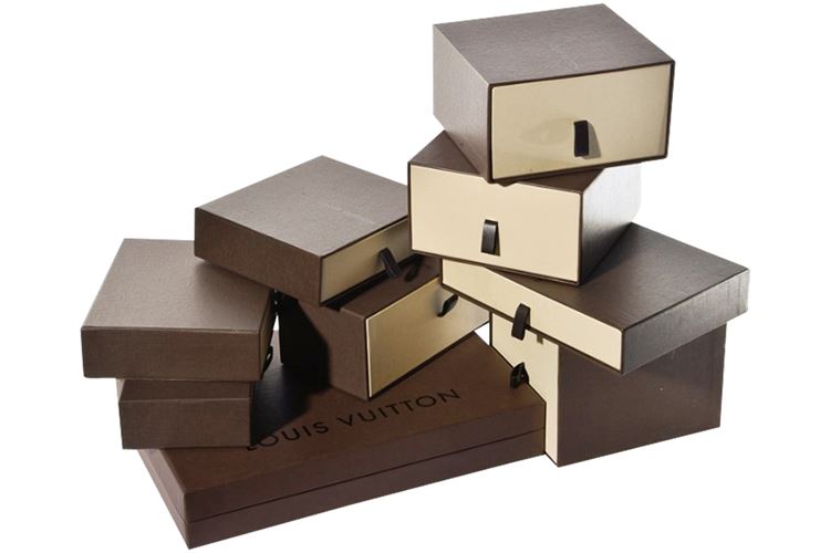 Companies Estate Sales - Nine (9) Louis Vuitton Boxes