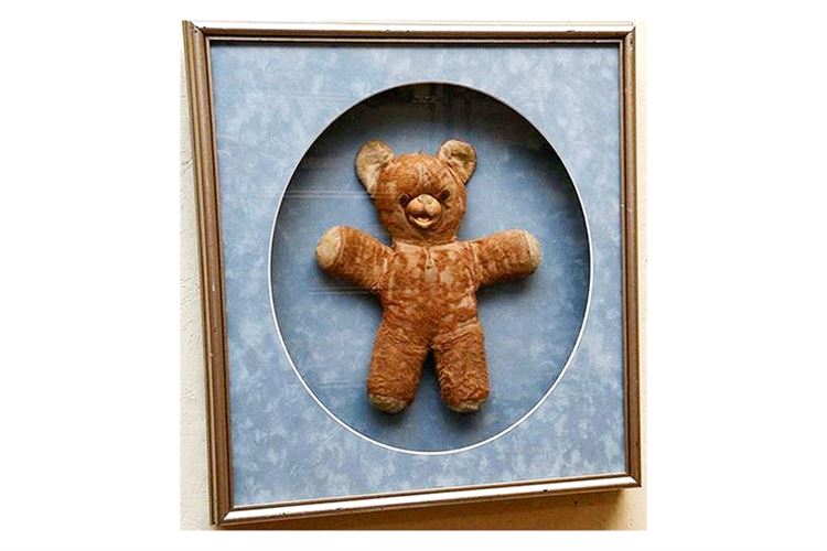 Vintage Framed "Teddy Bear"