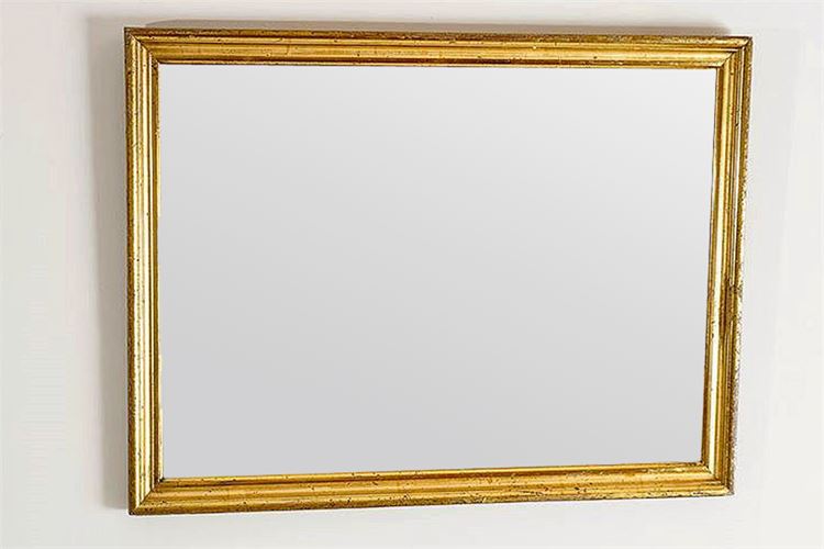 Mid 19th c. Lemon Gilt Mirror