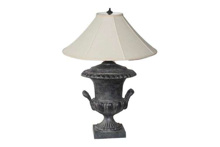Decorative Metal Neoclassical Urn Lamp