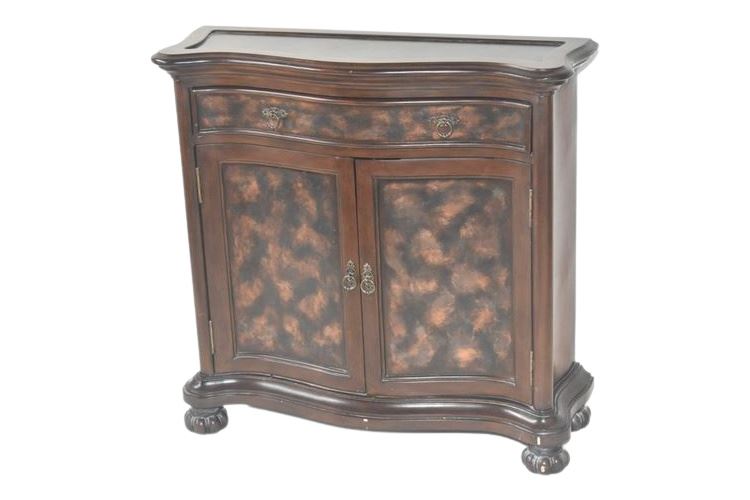 Tuscan Style Two (2) Door Side Cabinet