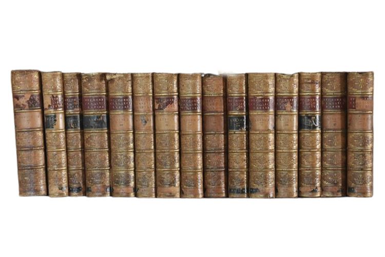 Antique Leather Books: Auctores Classici Latini